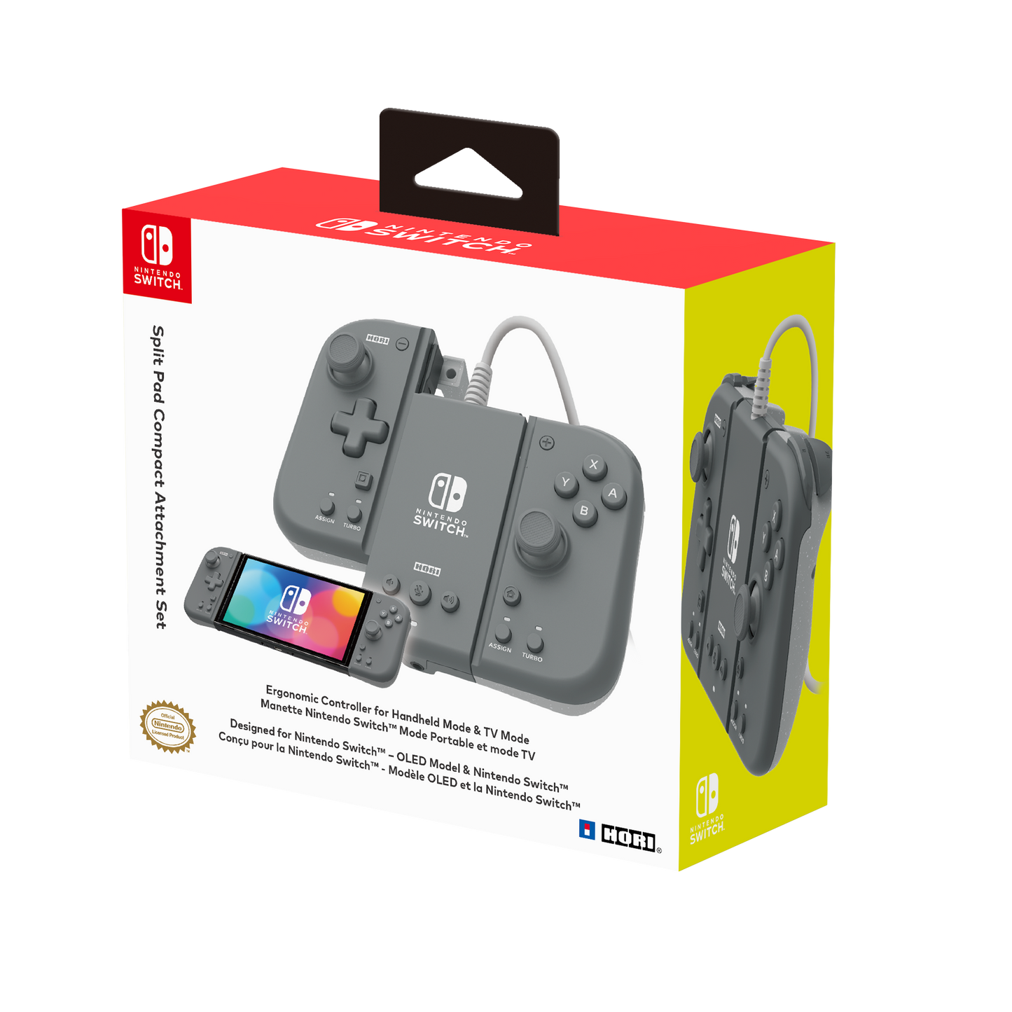 Split Pad Compact Attachment Set (Gris pizarra) para Nintendo Switch