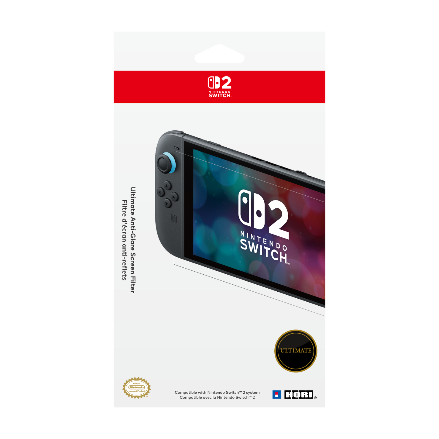 Filtre d'écran anti-reflets pour Nintendo Switch 2