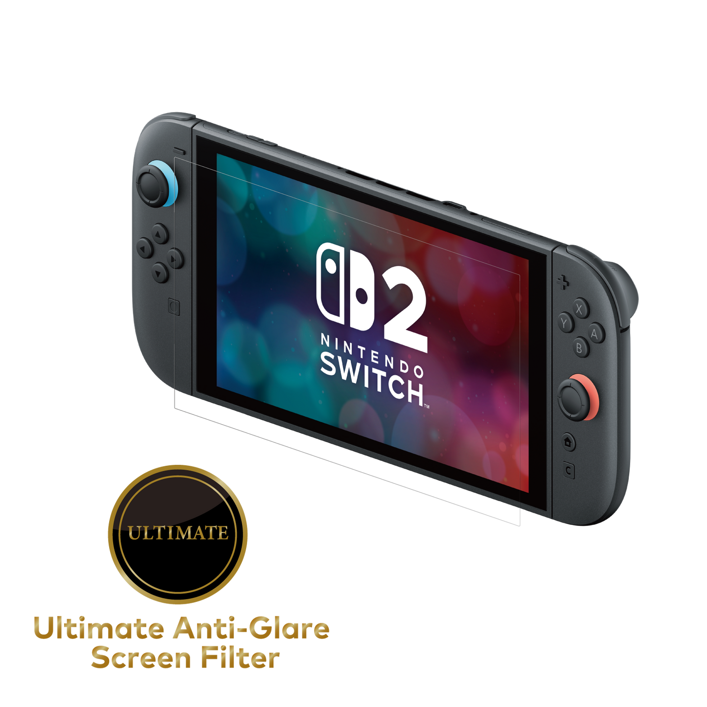 Filtre d'écran anti-reflets pour Nintendo Switch 2