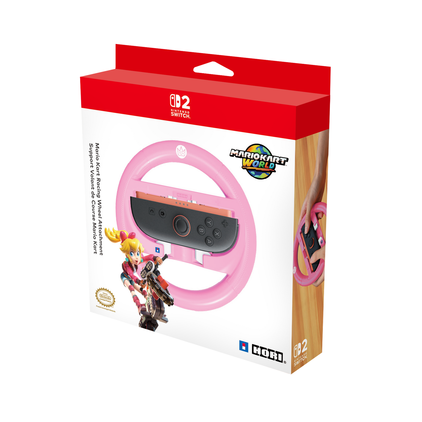 Racing Wheel Attachment Set for Nintendo Switch™ 2 (Peach)