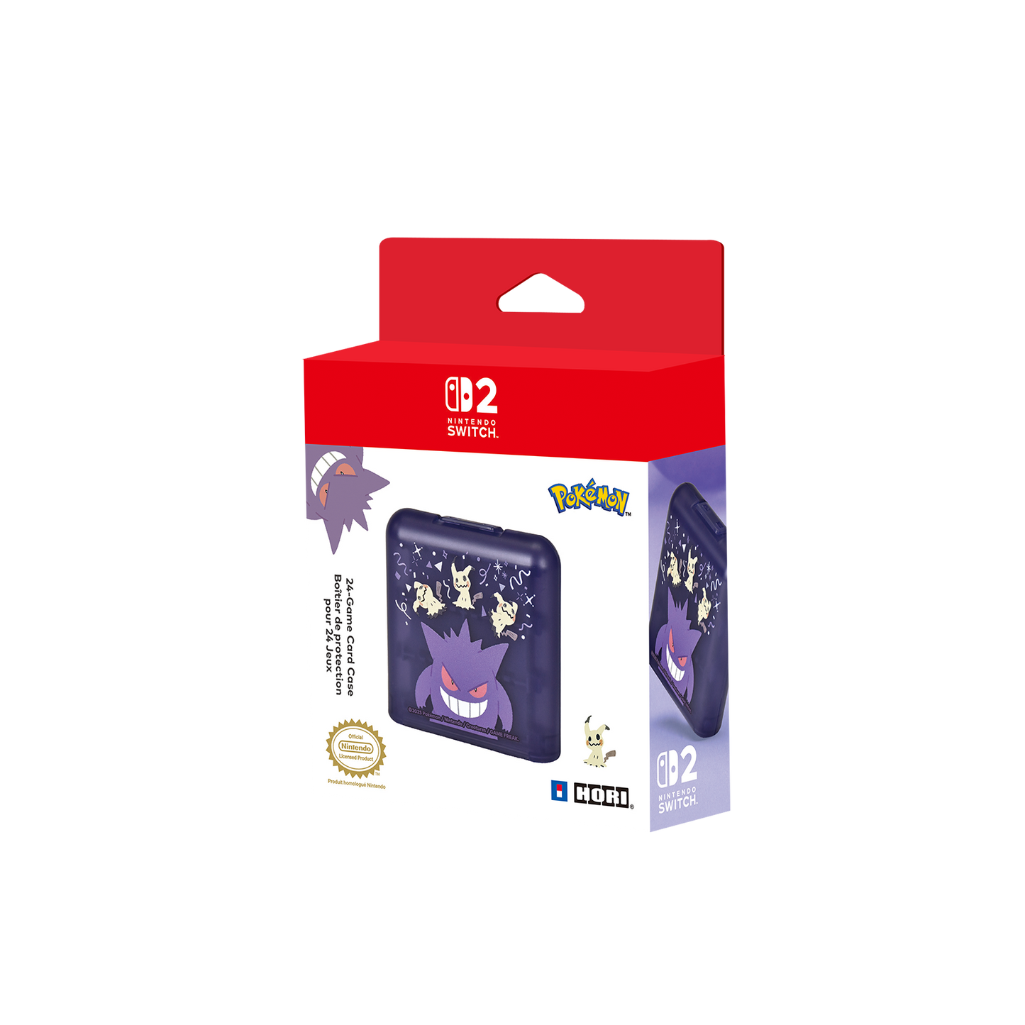 24-Game Card Case Gengar and Mimikyu
