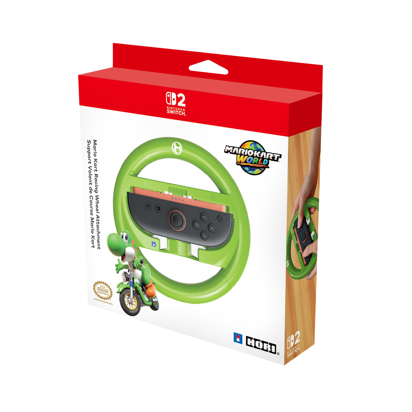 Racing Wheel Attachment Set for Nintendo Switch™ 2 (Yoshi)