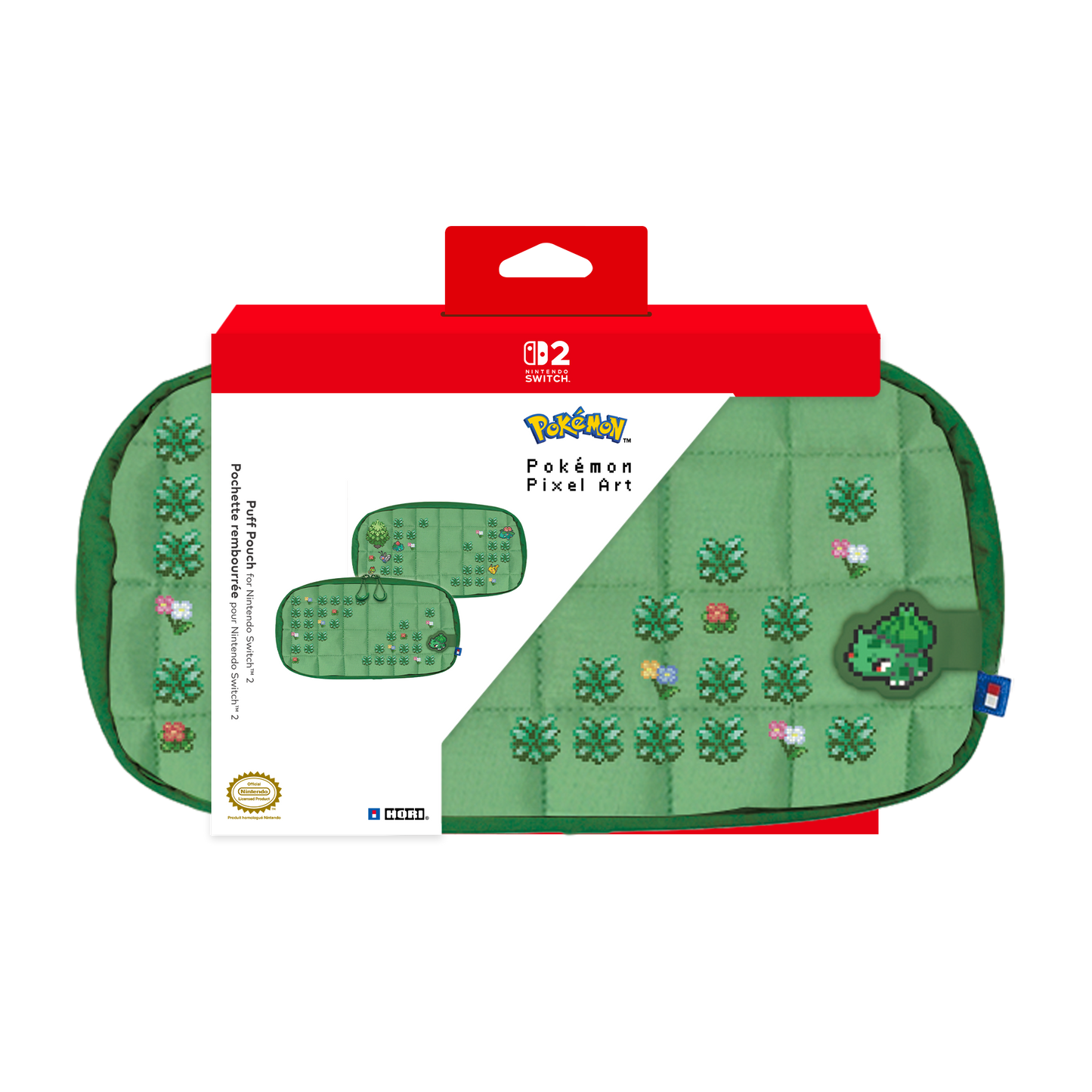 Puff Pouch (Pokémon Pixel Green) for Nintendo Switch™ 2