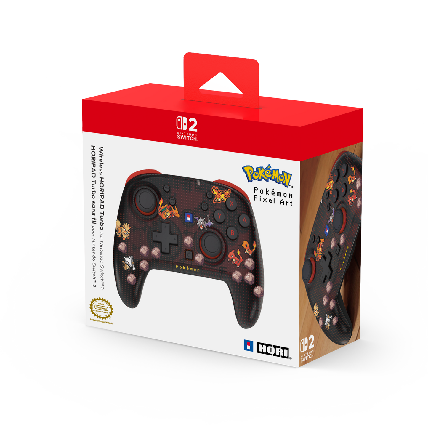 Wireless HORIPAD Turbo (Pokémon Pixel Red) for Nintendo Switch™ 2