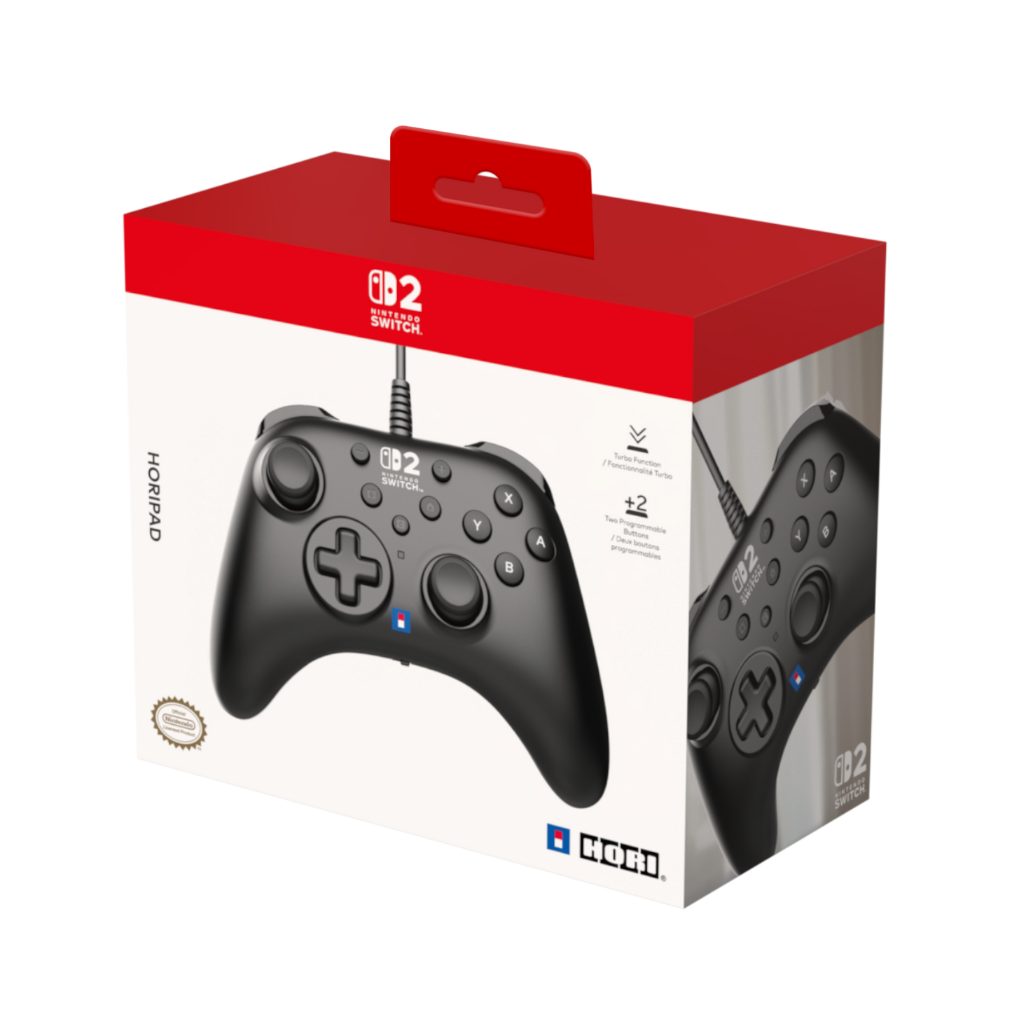 HORIPAD Turbo (Black) for Nintendo Switch 2