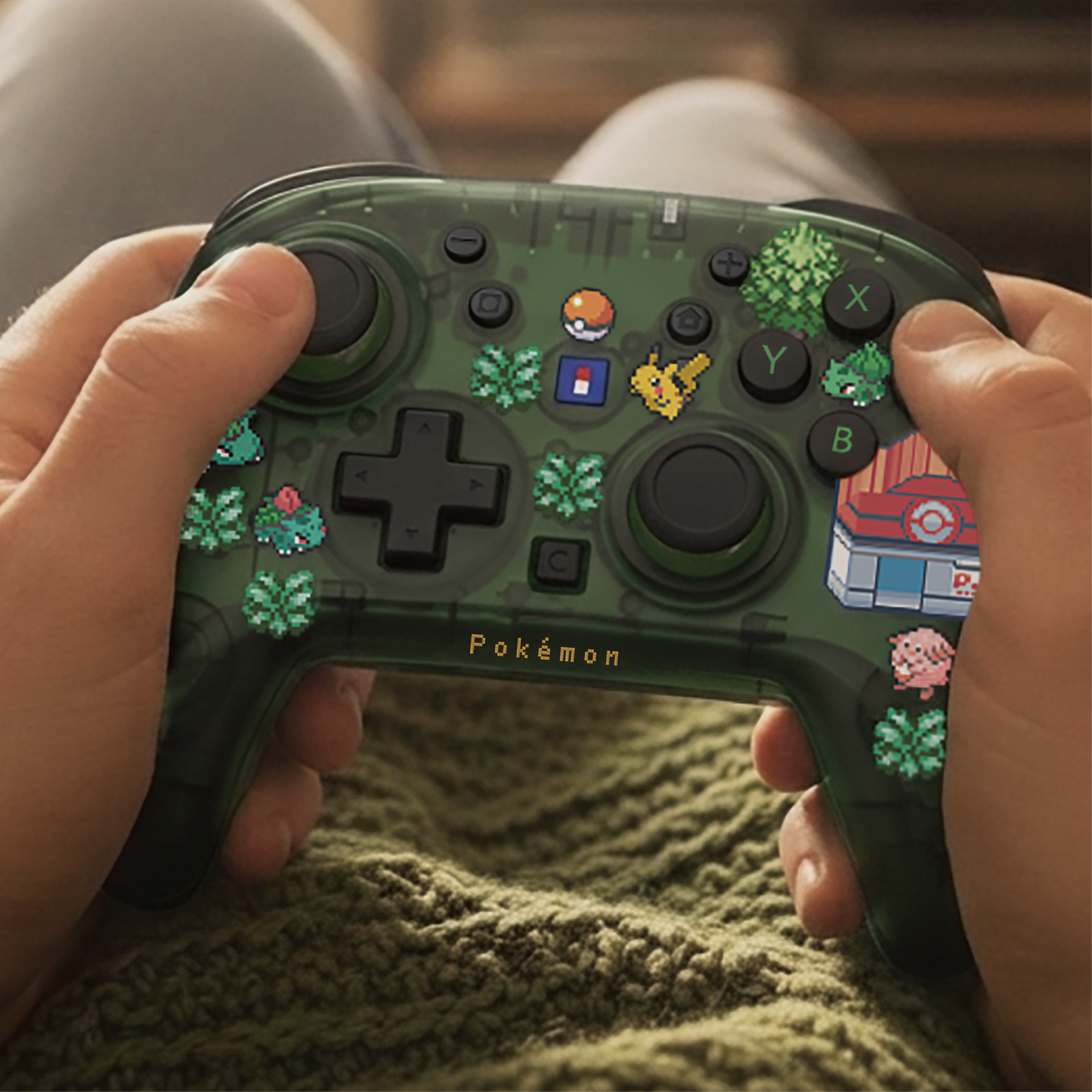 Wireless HORIPAD Turbo (Pokémon Pixel Green) for Nintendo Switch™ 2