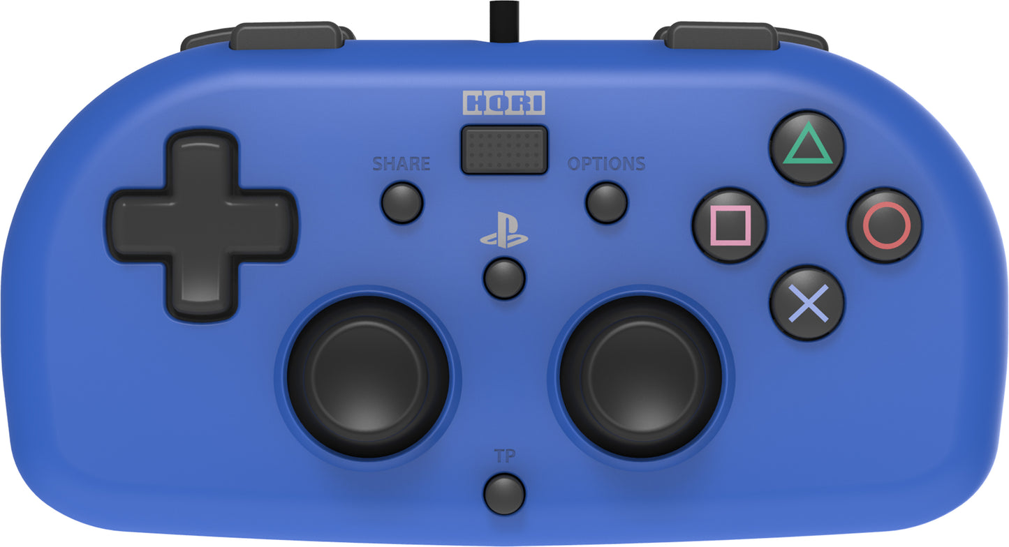 Wired Mini Gamepad (Blue) for PlayStation®4