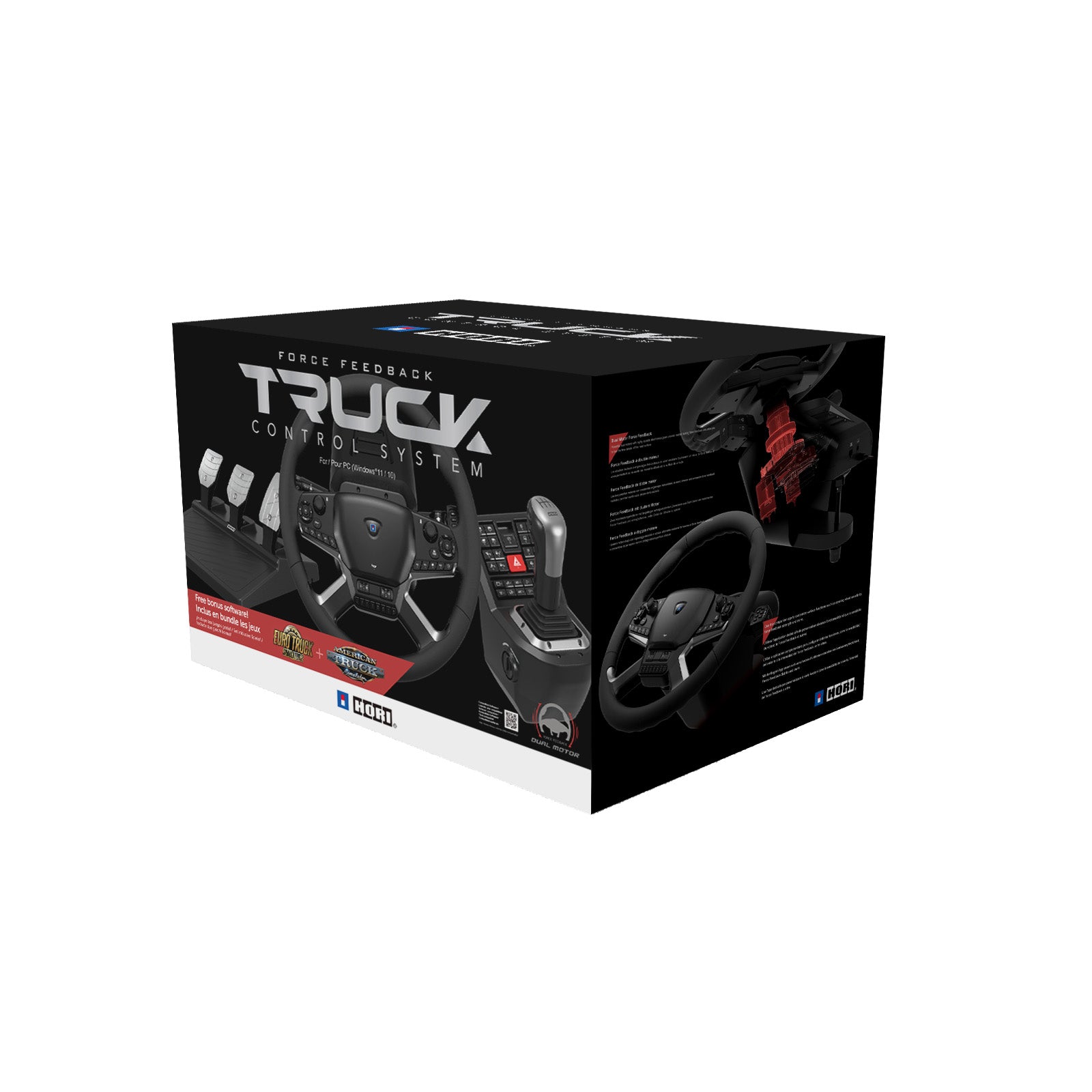 PC用ゲームコントローラー・コンバーター HORI Force Feedback Truck Control System Hori Force Feedback Truck Control System Volan cu Schimbător de