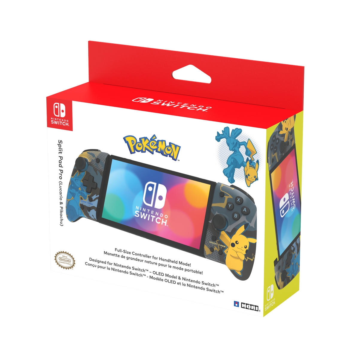 Split Pad Pro (Lucario & Pikachu) for Nintendo Switch – HORI Europe Split Pad Pro (Lucario & Pikachu) for Nintendo Switch – HORI Europe