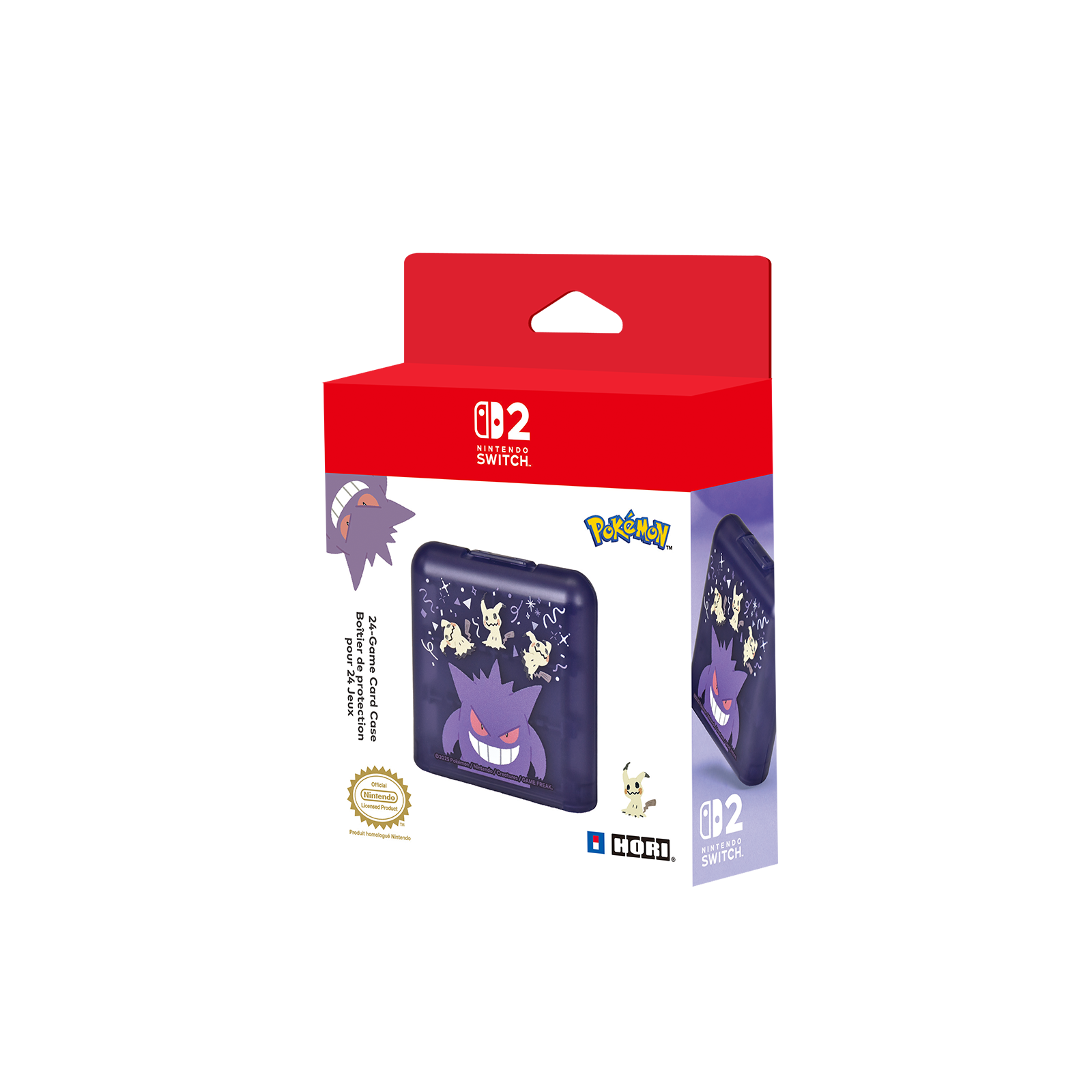 switch pokemon card game 24-Game Card Case Gengar and Mimikyu – HORI Europe