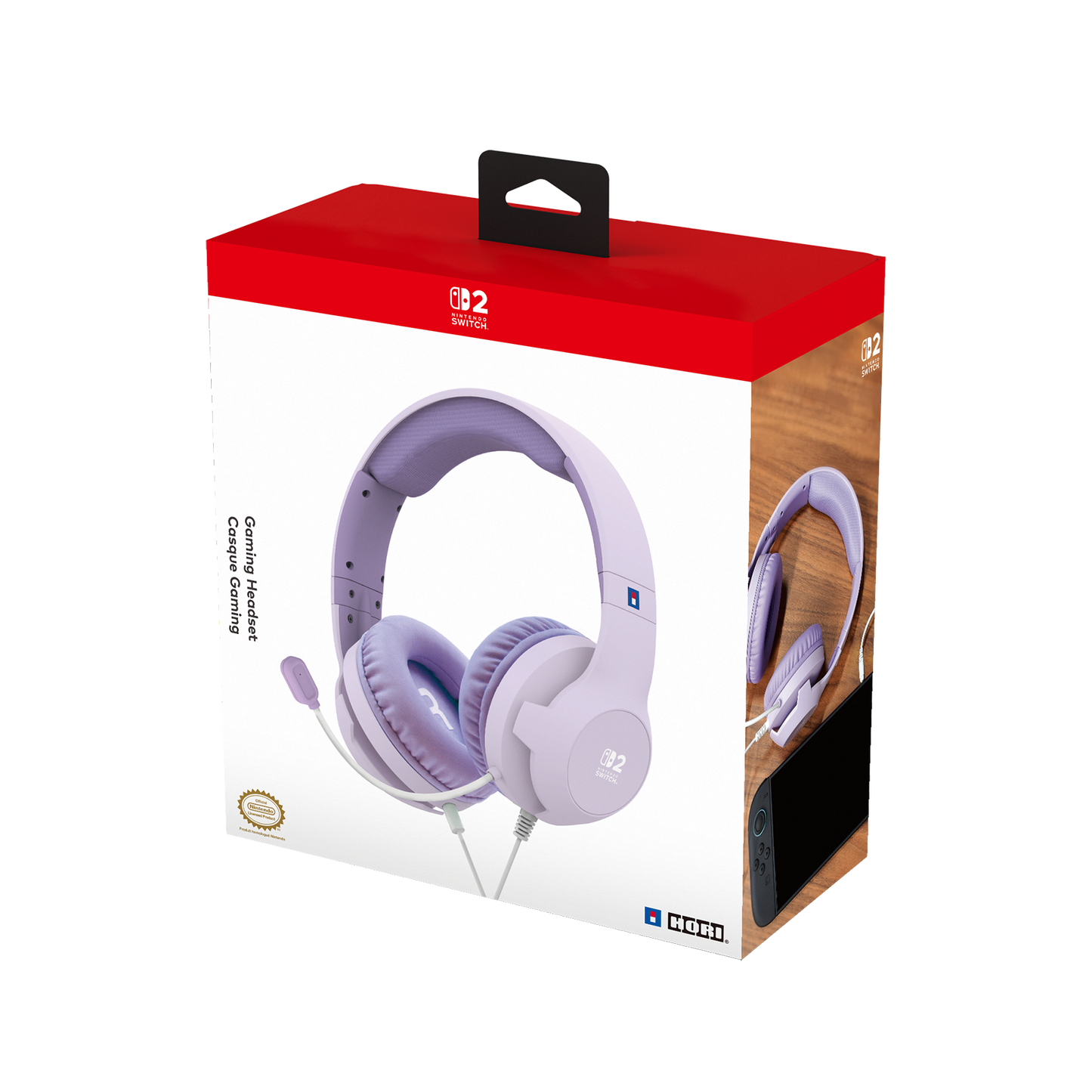Gaming Headset for Nintendo Switch 2 (Lavender)