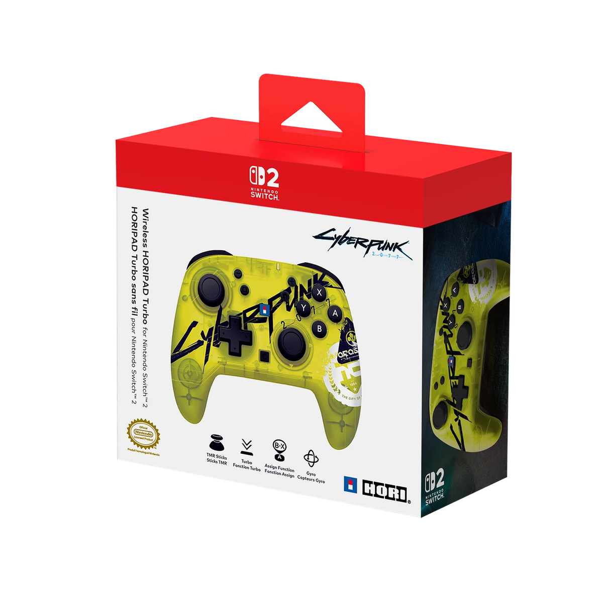 Wireless HORIPAD Turbo (Cyberpunk 2077) for Nintendo Switch™ 2