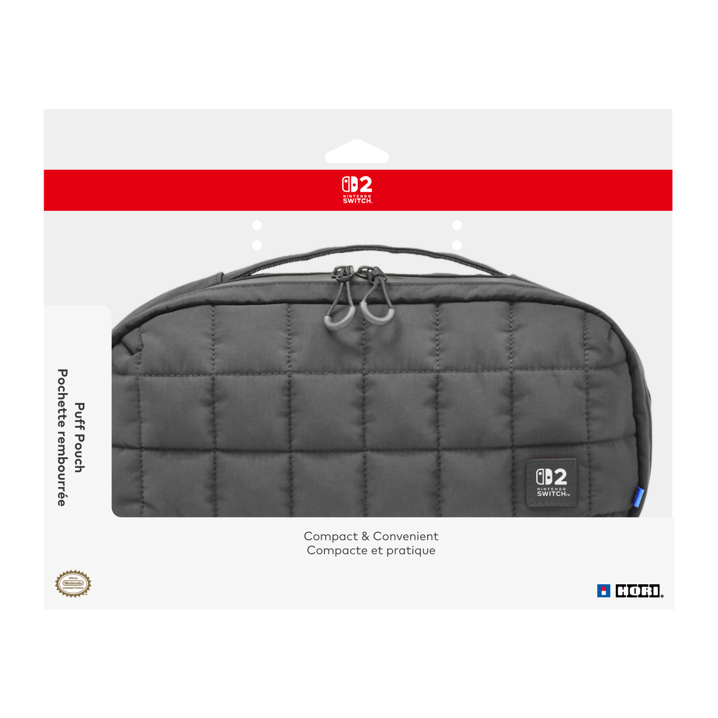 Puff Pouch (Black) for Nintendo Switch 2