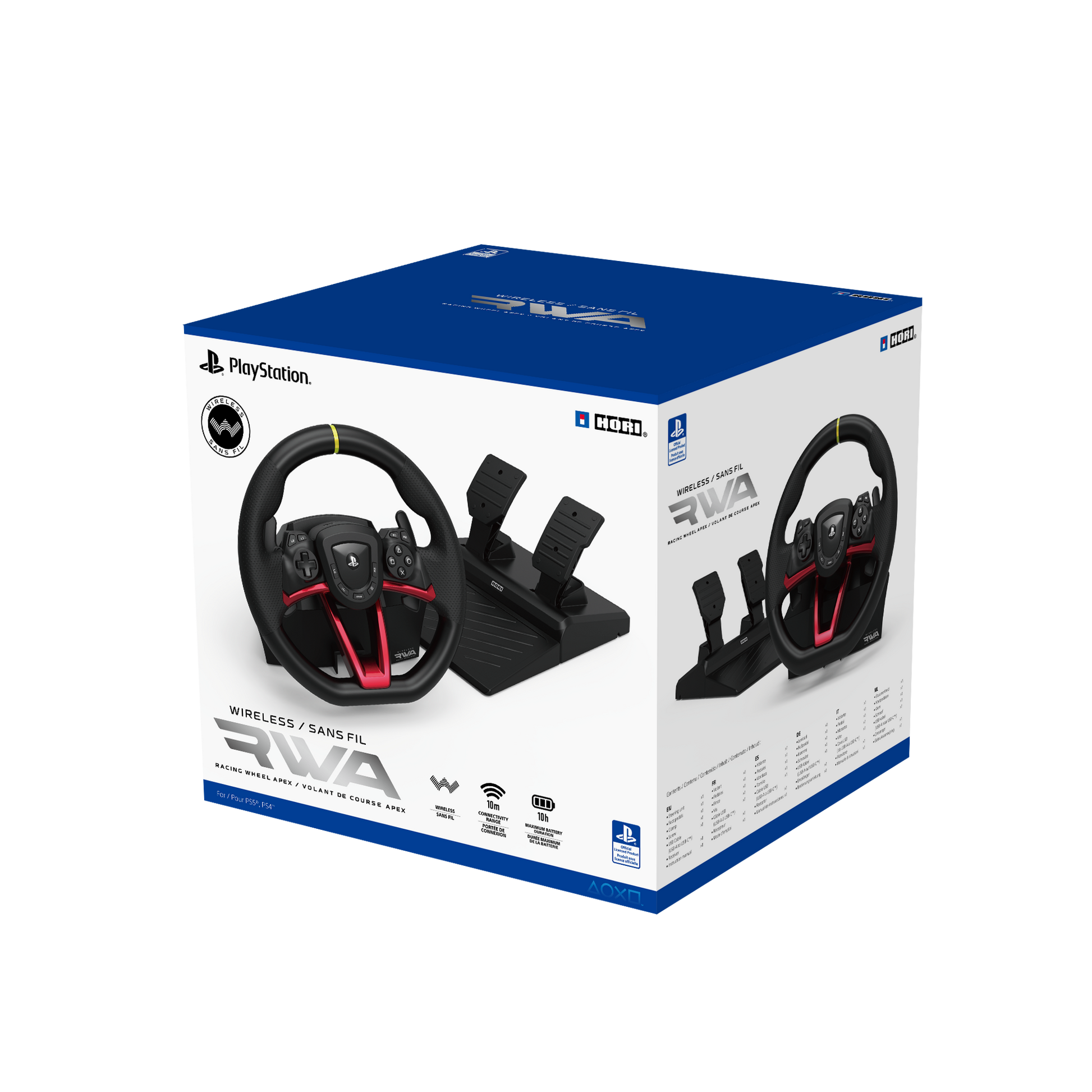 Wireless Racing Wheel Apex for PlayStation 5, PlayStation and PC