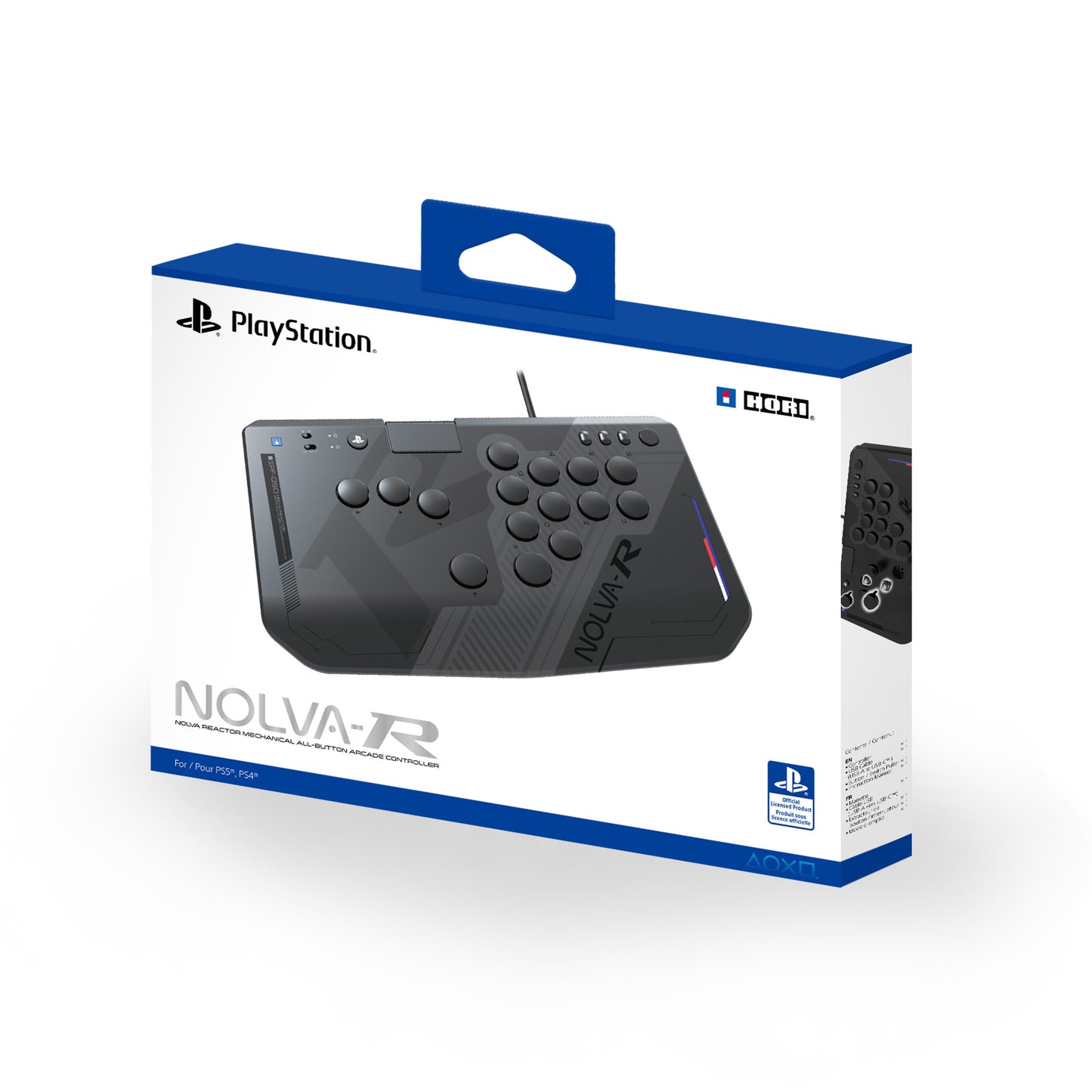 NOLVA REACTOR Mechanical All-Button Arcade Controller for PlayStation®5, PlayStation®4, Windows PC