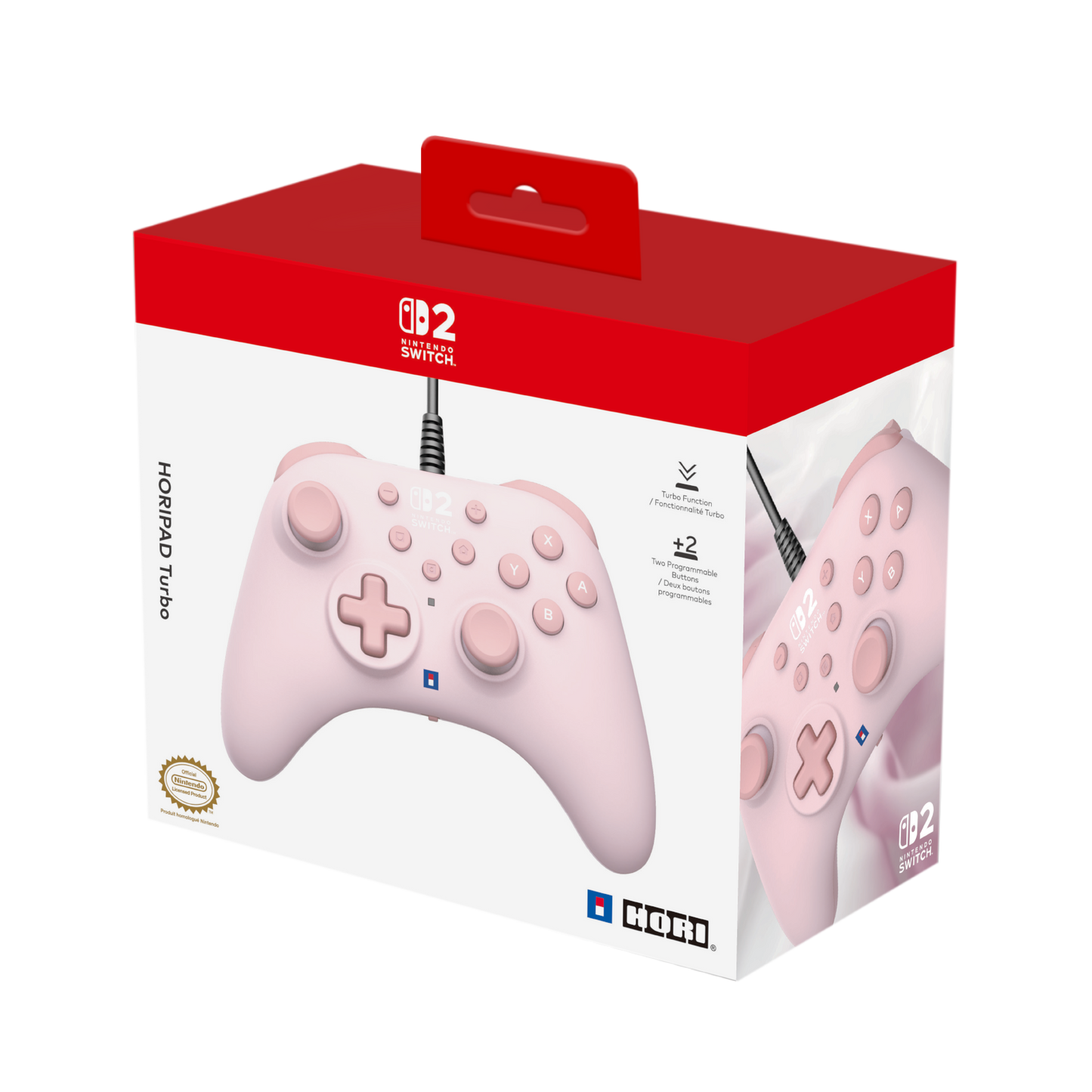 HORIPAD Turbo (Cozy Pink) for Nintendo Switch™ 2
