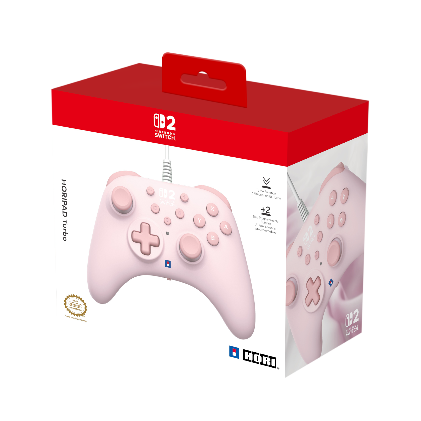 HORIPAD Turbo (Cozy Pink) for Nintendo Switch™ 2 – HORI Europe