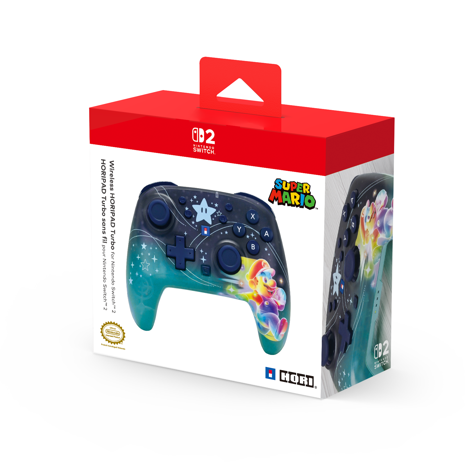 Wireless HORIPAD Turbo (Universe Mario) for Nintendo Switch™ 2 Wireless HORIPAD Turbo (Universe Mario) for Nintendo Switch™ 2